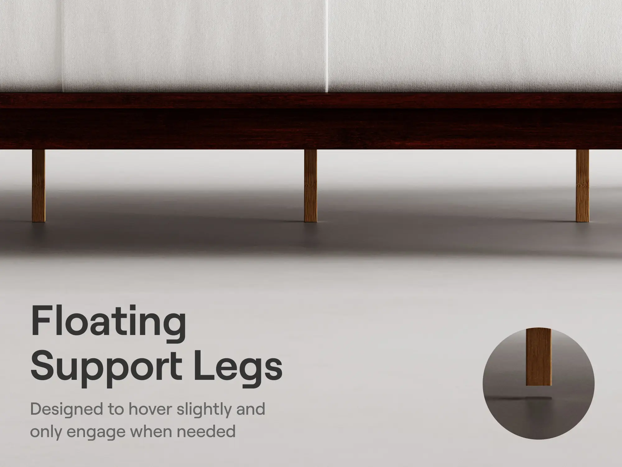 Bamboo Platform Bed Frame - Image 11