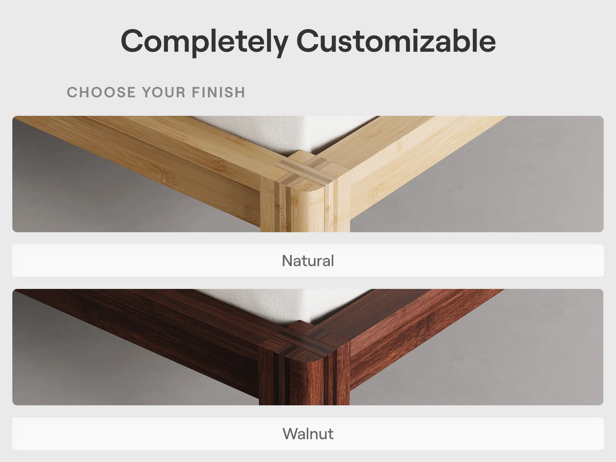 Bamboo Platform Bed Frame - Image 14