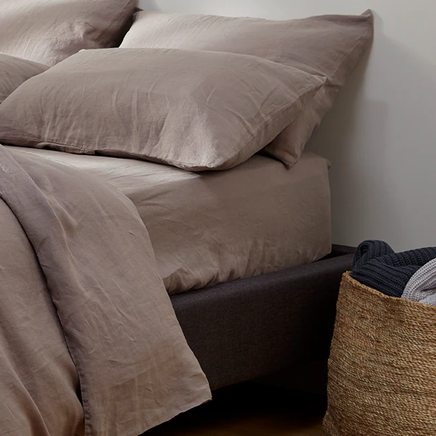 Washed Linen Fitted Sheet