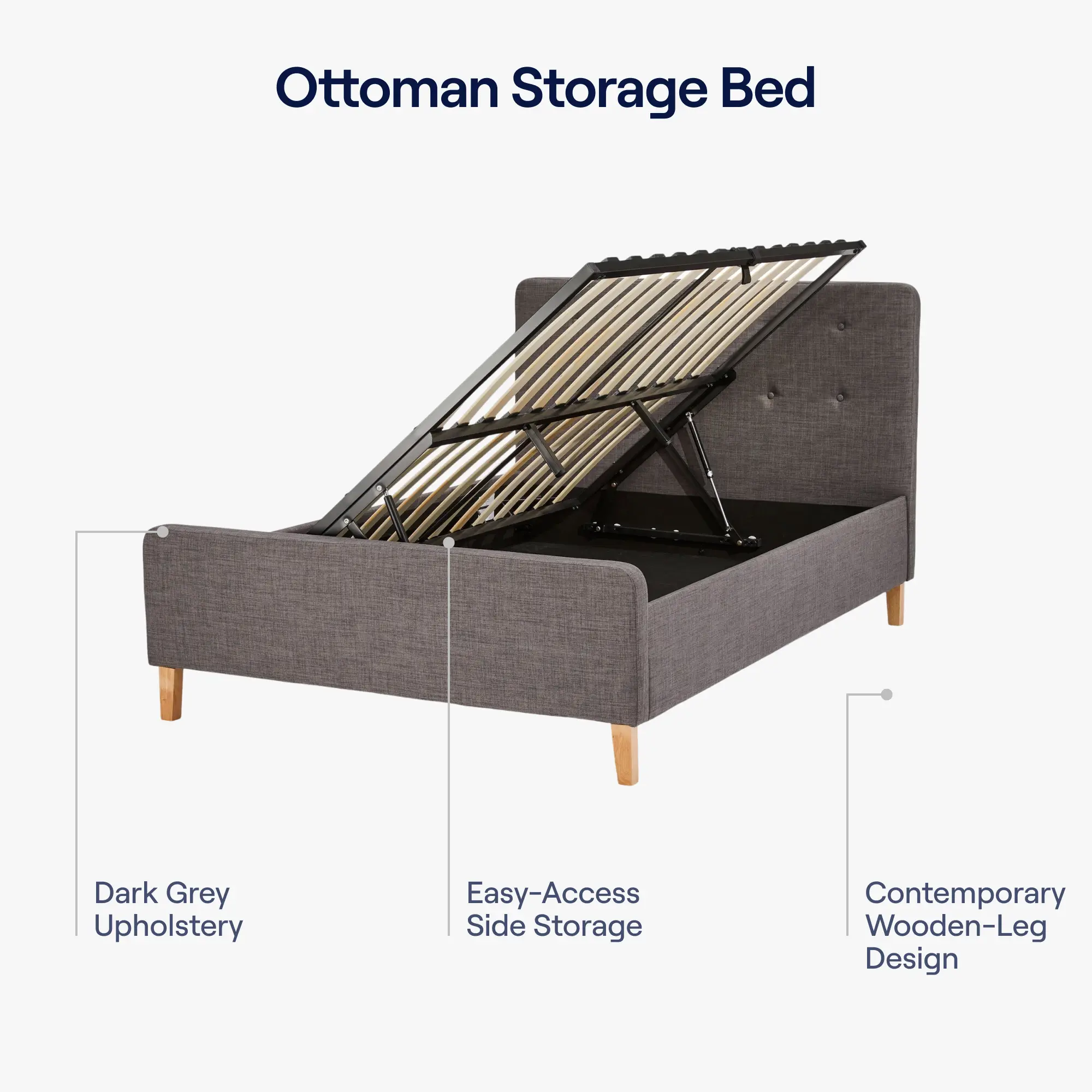 Nectar Premier Storage Bed Bundle - King - Image 7