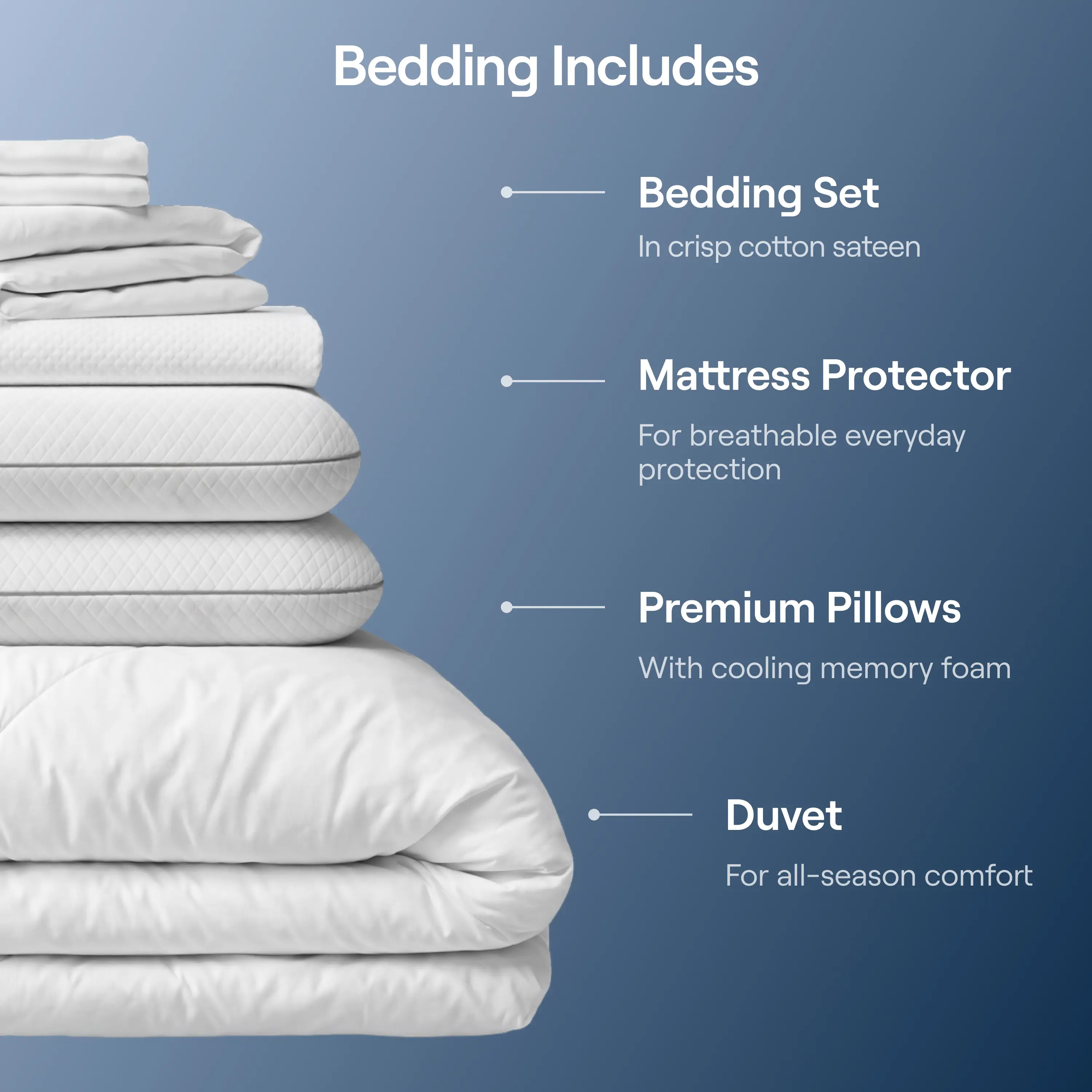 Nectar Classic Bedroom Bundle - Double - Image 4