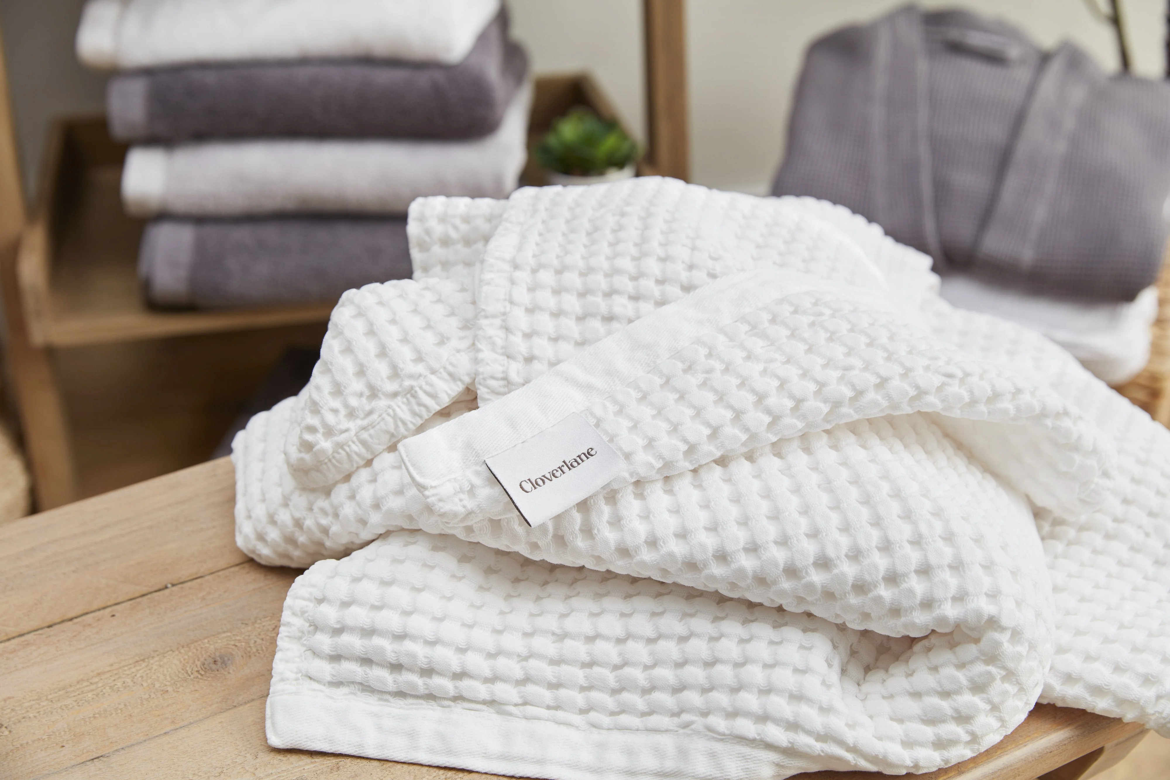 Waffle Bath Sheet - Image 2